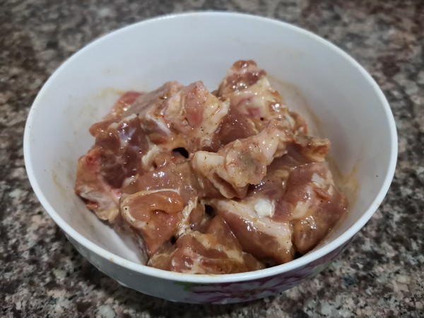 Steamed Pork Ribs with Fungus recipe