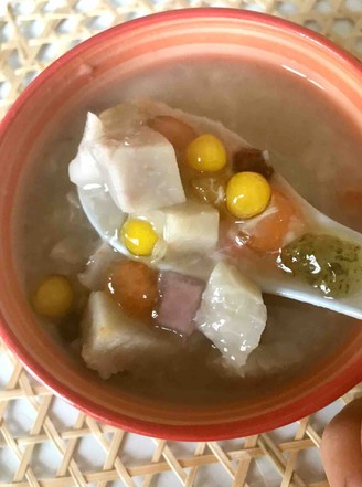 Colorful Taro Ball Soup recipe