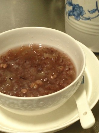 Purple Rice Coix Seed Tremella Congee recipe