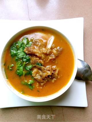 Sour Soup with Beef recipe