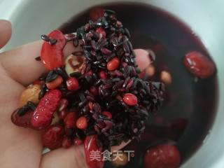 Black Rice and Red Date Congee recipe