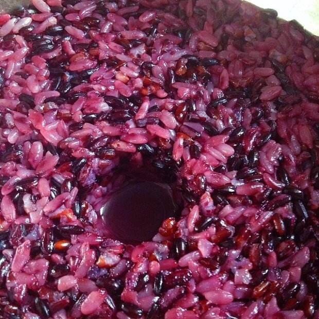 Blood Sticky Rice Fermented Rice recipe