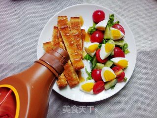 #信之美# Toast Salad with Vinaigrette recipe