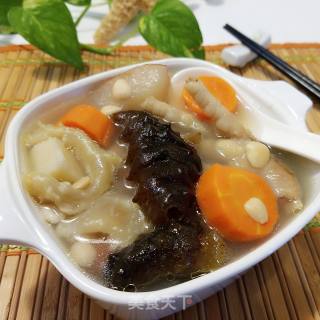 Sydney Flower Maw Sea Cucumber Soup recipe