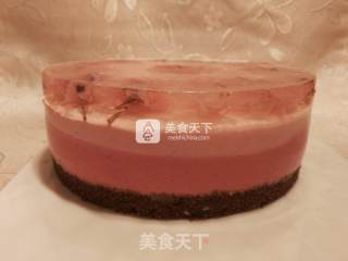 Romantic Cherry Cheese Mousse recipe