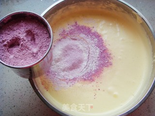 Purple Sweet Potato Sesame Fingercakes recipe