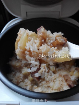 Bacon and Potato Braised Rice recipe