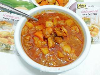 Curry Potato Chicken Rice recipe