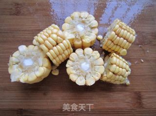 Carrot Corn Chicken Soup recipe