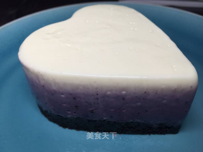 Blueberry Four-color Gradient Cake recipe