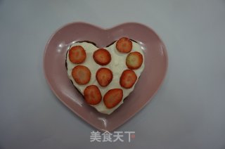 Strawberry Butter Chocolate Cake recipe