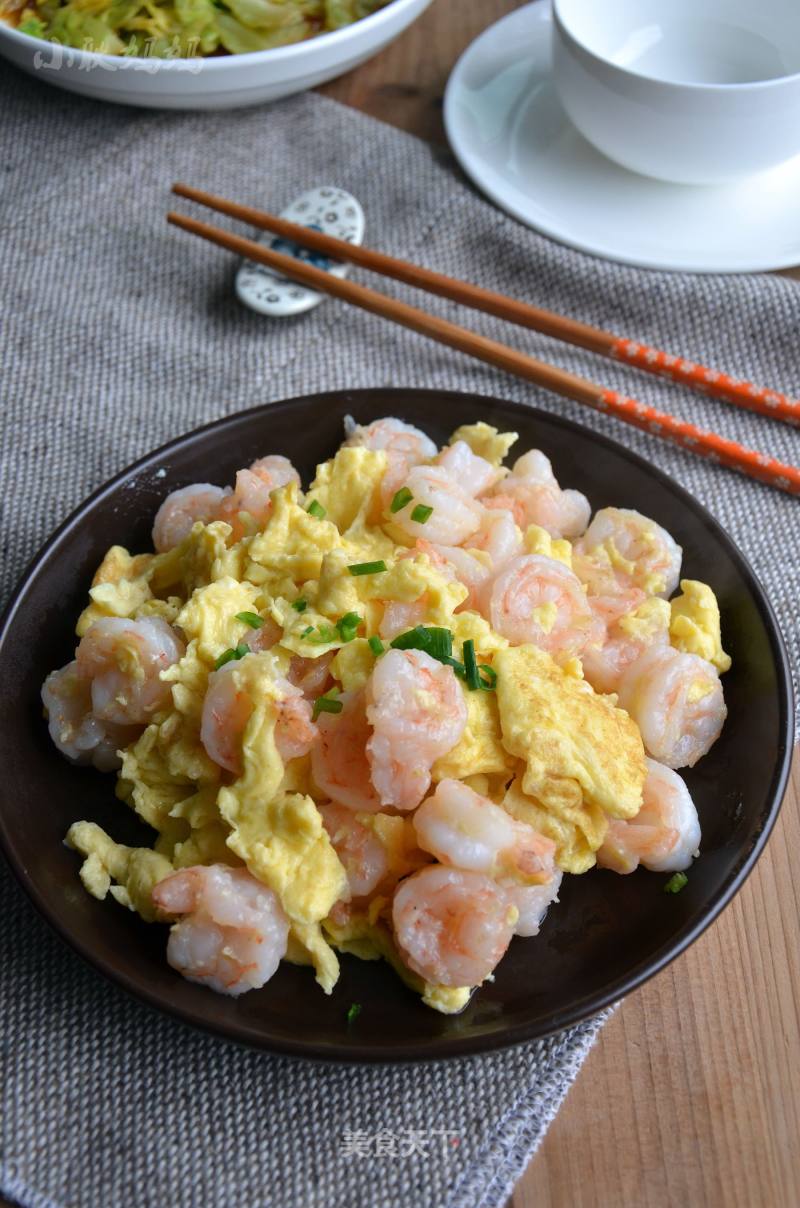 Scrambled Eggs with Shrimp recipe
