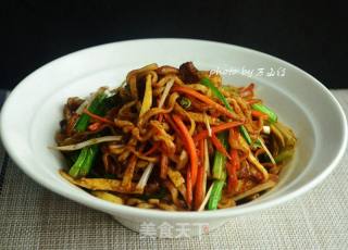 Colorful Fried Noodles recipe