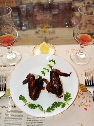 Grilled Chicken Wings with Black Pepper
