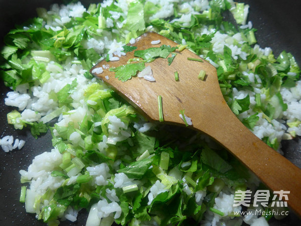 Celery and Cabbage Fried Rice recipe