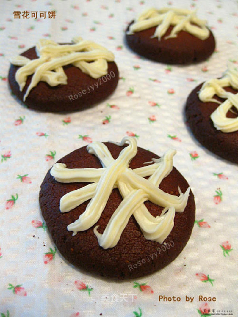 Snowflake Cocoa Cake recipe