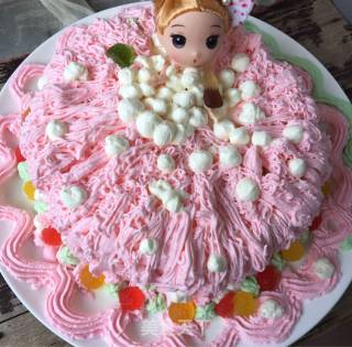 Pink Bubble Bath Birthday Cake recipe