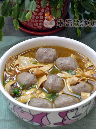 Beef Meatballs Fuyi Soup recipe