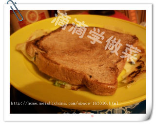 Rich Breakfast-celery Omelet + Toast recipe