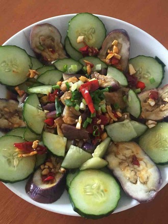 Eggplant Mixed with Cucumber