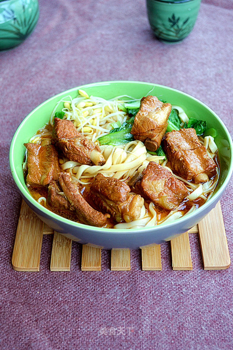 Braised Pork Ribs Noodle recipe