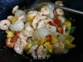 Lychee Shrimp Balls recipe