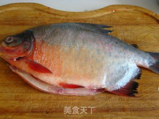 Steamed Red Pomfret recipe