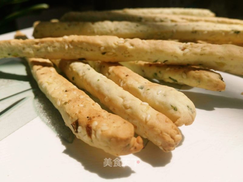 #等四session Baking Contest and is Eating Festival# Scallion Crisp Stick recipe