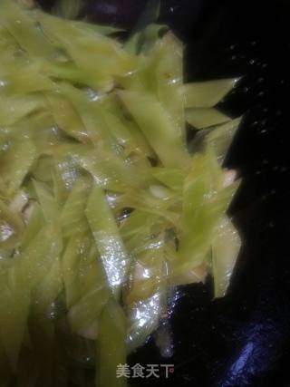Garlic Green Bamboo Shoots recipe