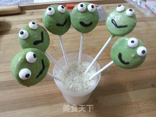 Frog Prince Lollipop Cake recipe