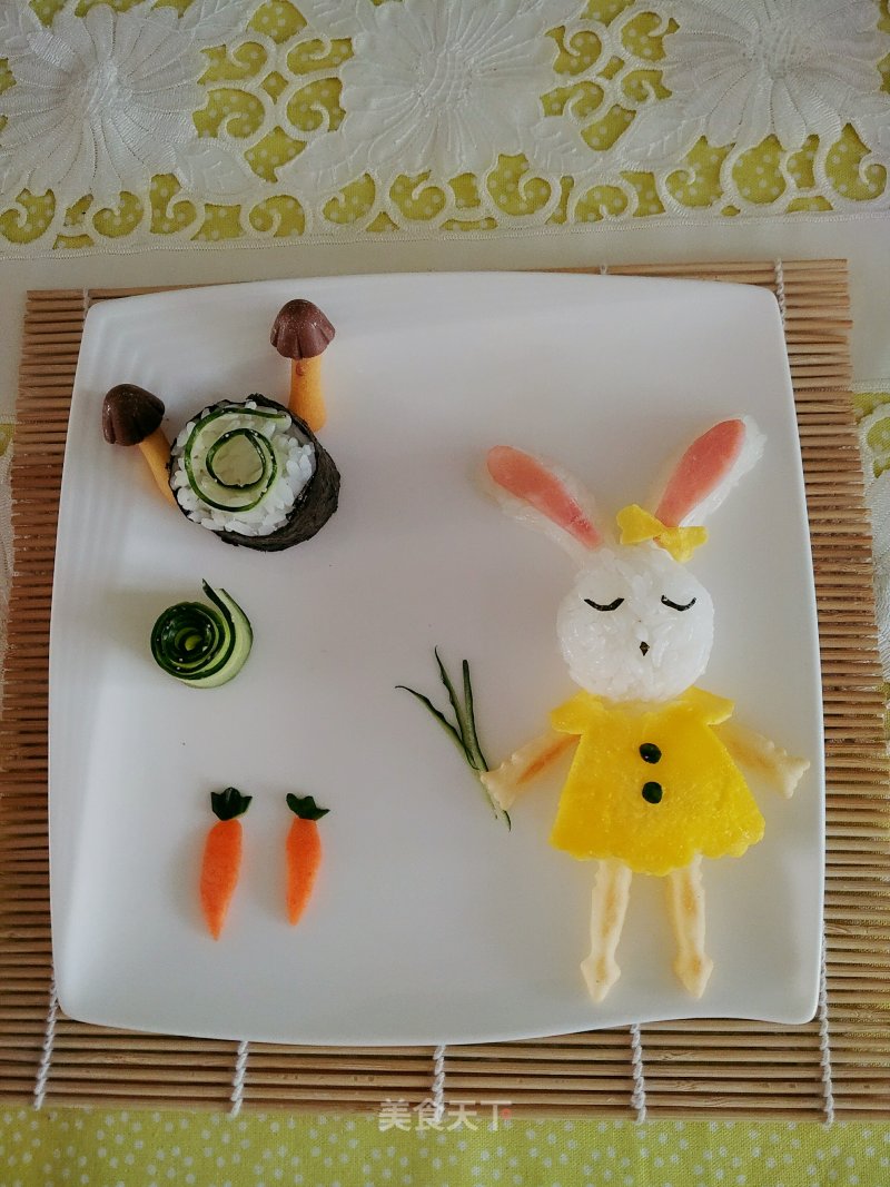 Stuffing Rice Balls-tsundere Little Rabbit recipe