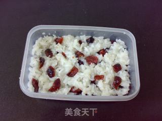 Purple Rice and Preserved Fruit Two-color Rice recipe