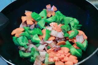 Stir-fried Bitter Gourd with Pork Belly recipe