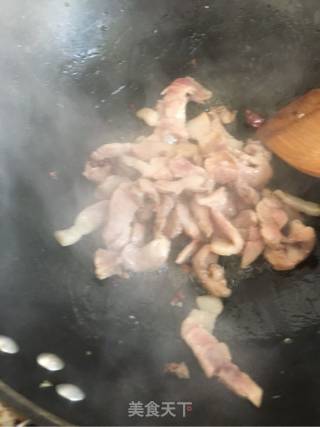 Fried Bamboo Shoots with Sliced Pork recipe