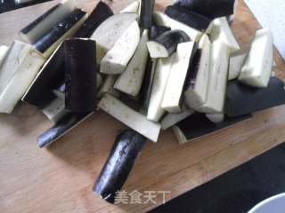 Eggplant Strips with Sauce recipe
