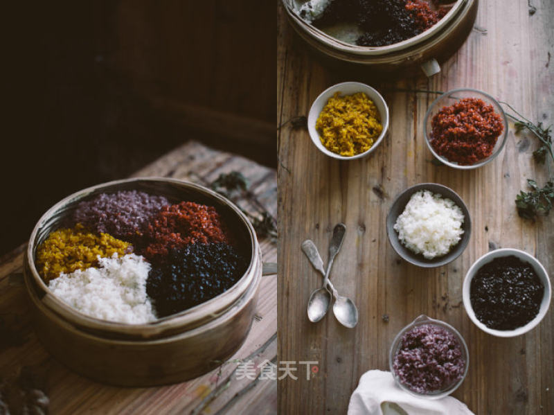 Five-color Glutinous Rice recipe