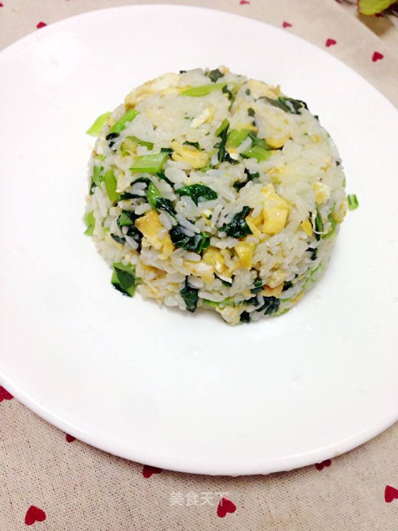 Fried Rice with Choy Sum and Egg recipe