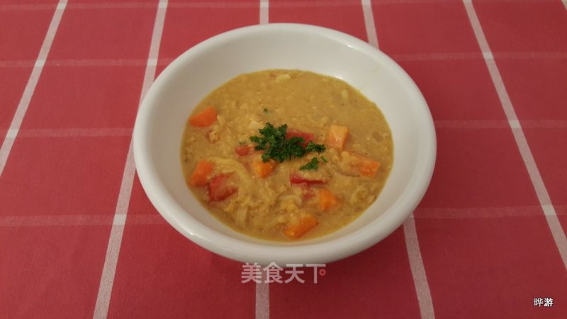 Cashew Soy Milk Boiled Lentils recipe