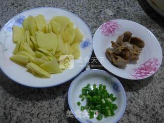 Stir-fried Potatoes with Chicken Gizzards recipe