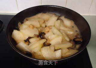 Braised Winter Melon with Sea Cucumber and Scallops recipe