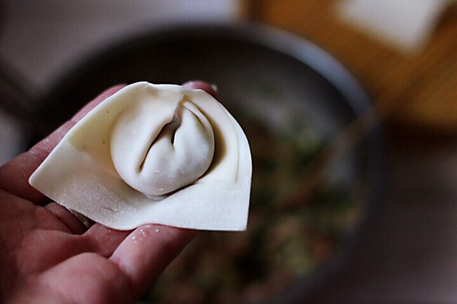 Leek Sea Rice Wonton recipe