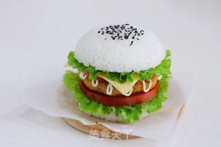 Pork Chop Rice Burger recipe