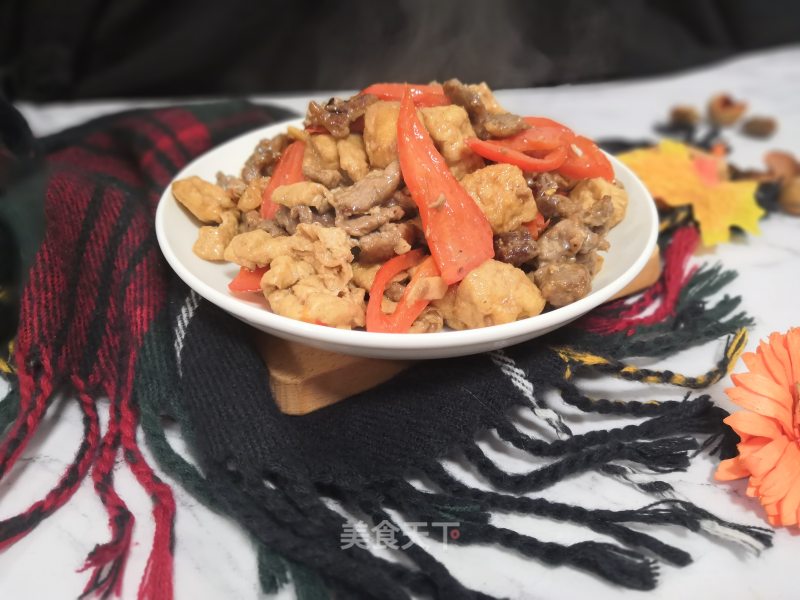 Beef Stir-fried Tofu recipe