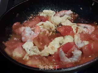 Tomato Shrimp Eggs recipe