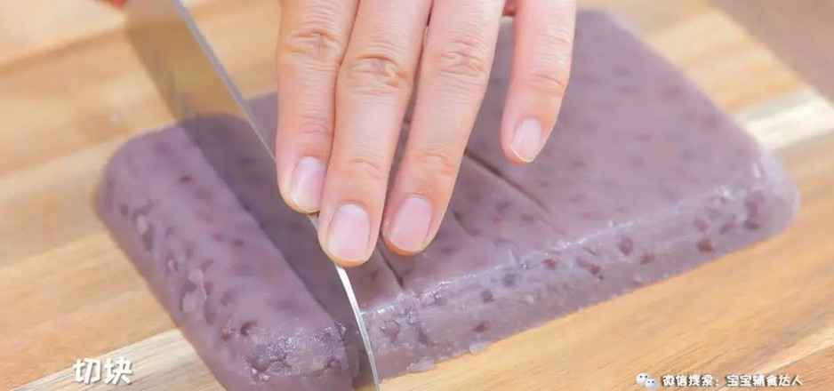 Red Bean Cold Cake Baby Food Supplement Recipe recipe