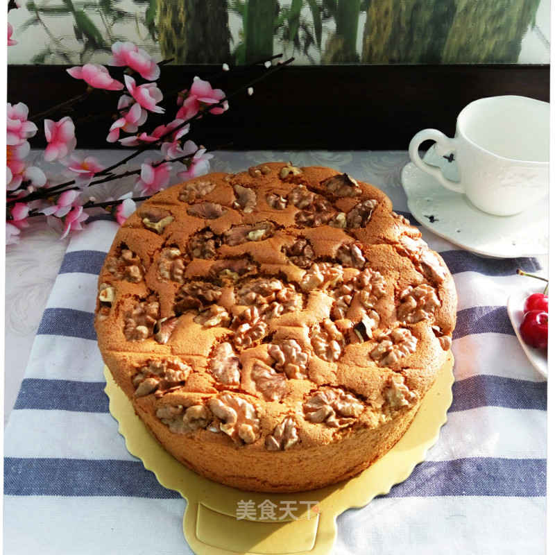 #aca烤明星大赛# Chifeng Jujube Pureed Walnut Cake recipe