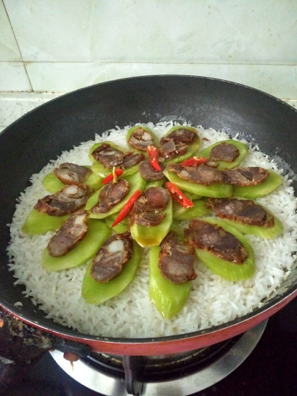 Sausage Claypot Rice recipe