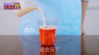 Milk Tea Tutorial Milk Tea Recipe: Lele Tea Net Red Milk Tea, The Practice of Dirty Strawberry Tea recipe