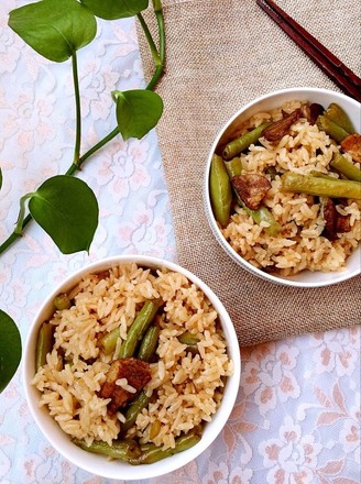 Braised Rice with Beans