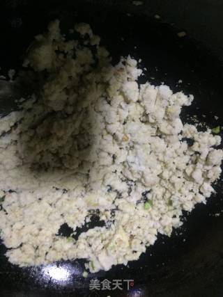 Fried Okara recipe